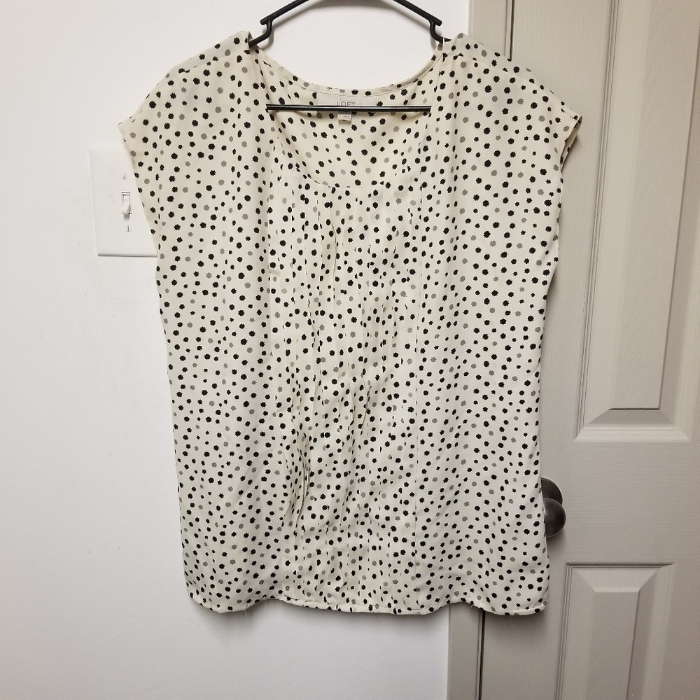 Loft short sleeve blouse